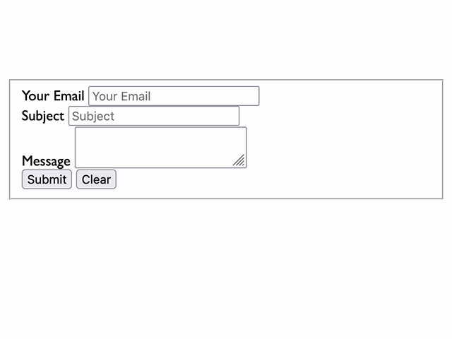 Email Form